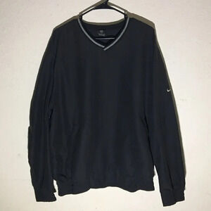 Mens Nike Golf Black And White Sweater Winter Autumn Casual Size Large